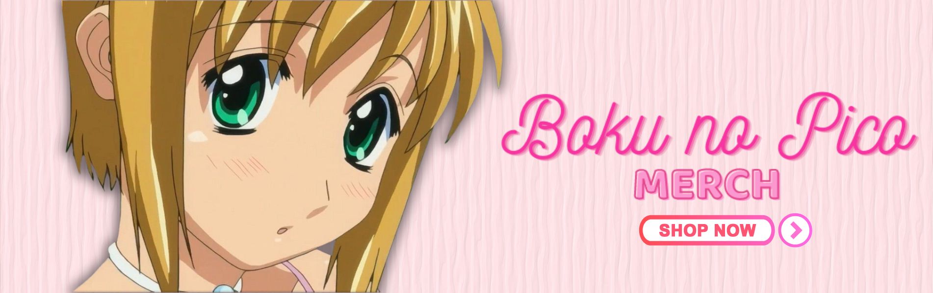 Boku no Pico Merch Banner - Boku no Pico Merch